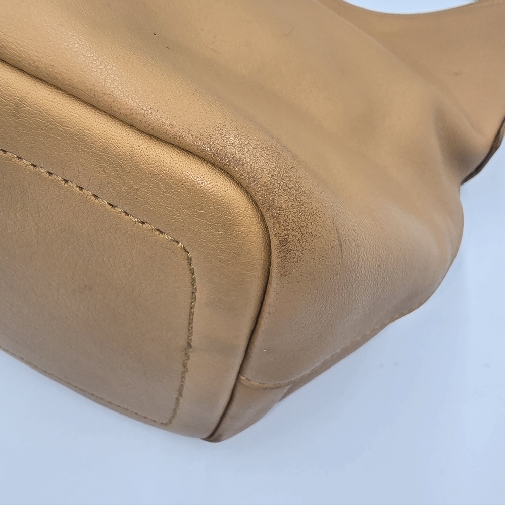 Vintage COACH 9823 Camel Leather Hobo Legacy Shoulder Bag Purse Made USA *flaws* - Picture 13 of 16